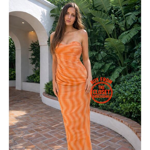 LAST ONE!!! ZARA Fitted Strapless Midi Dress NWT - Picture 1 of 16